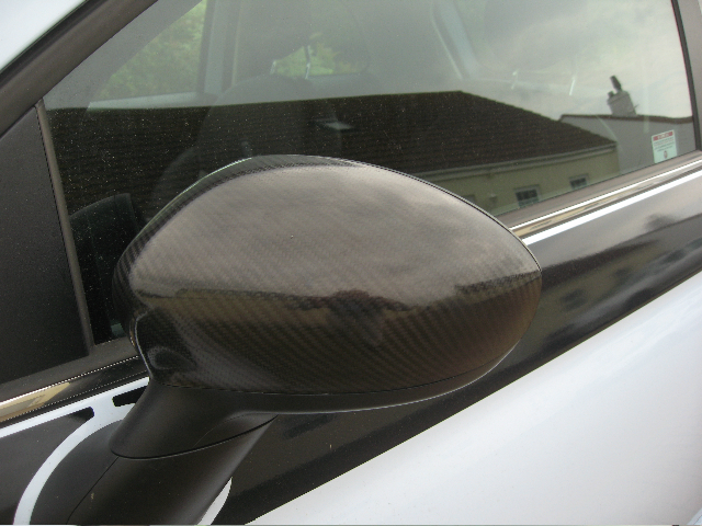 CFF15 Pr Fiat 500 carbon wing mirror covers - ACT Performance
