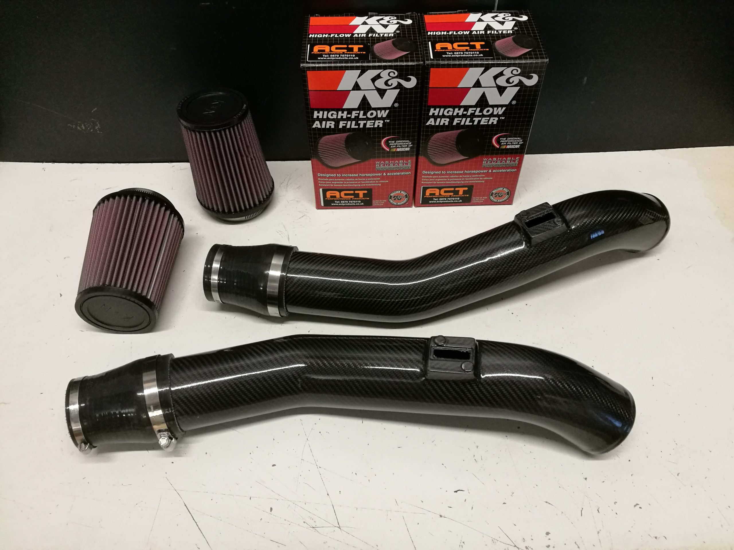 Carbon fibre intake kits, plenums & airboxes